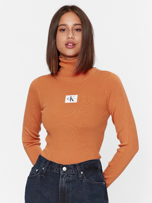 Calvin Klein dámský oranžový rolák