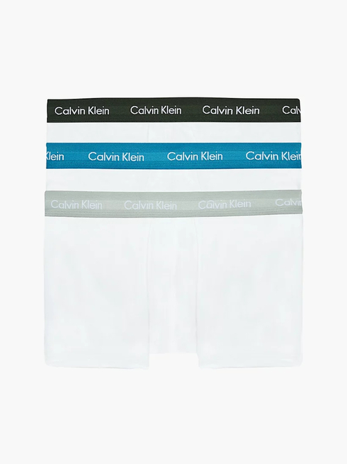 Calvin Klein pánské bílé boxerky 3pack