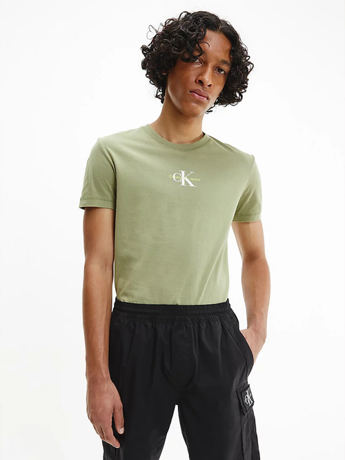 Calvin Klein pánské zelené tričko