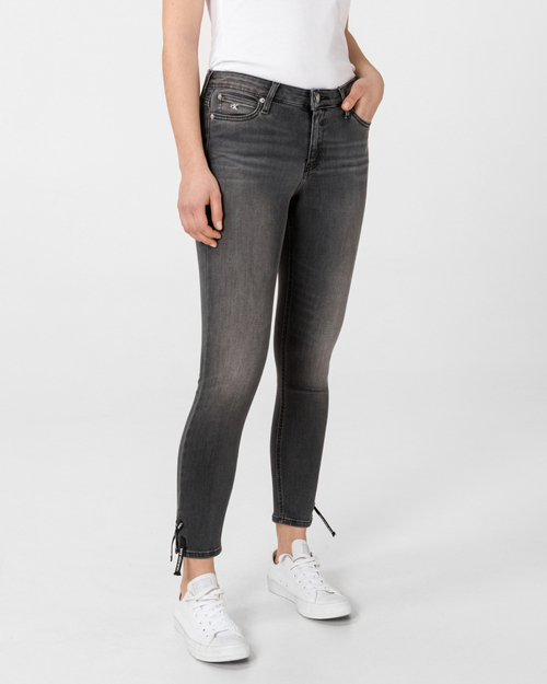 Calvin Klein dámské černé džíny Ankle