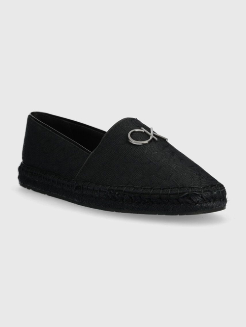Calvin Klein dámské černé espadrilky ESPADRILLE W/HW - JQ