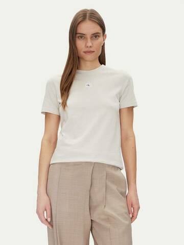 Calvin Klein dámské béžové tričko