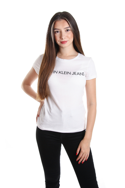 Calvin Klein dámské bílé tričko Logo