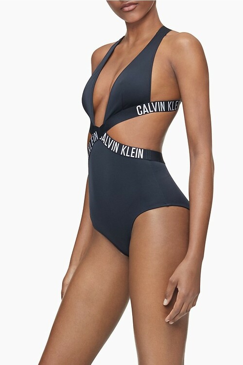 Calvin Klein černé jednodílné plavky 