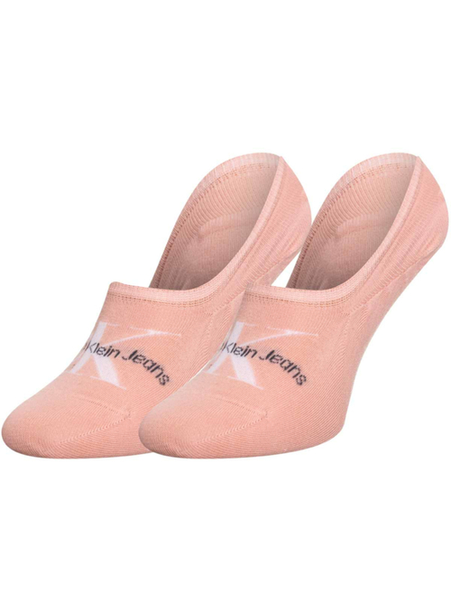 Calvin Klein dámské meruňkové ponožky