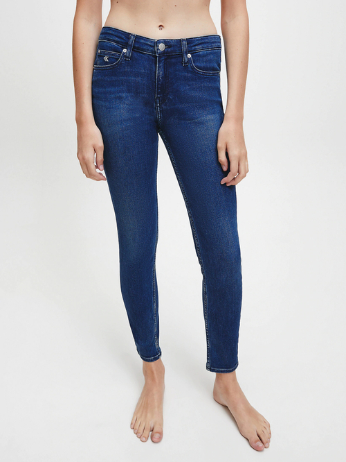 Calvin Klein dámské modré džíny Ankle