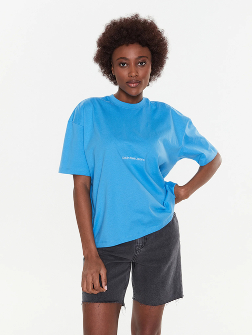 Calvin Klein dámské modré tričko