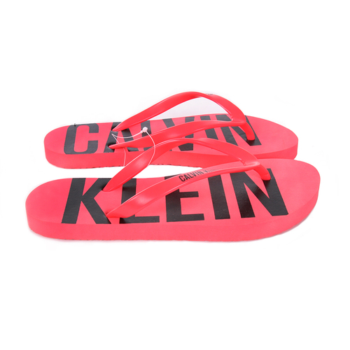Calvin Klein dámské neonově růžové žabky