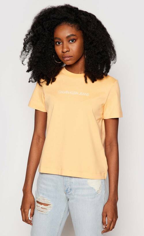 Calvin Klein dámské oranžové tričko