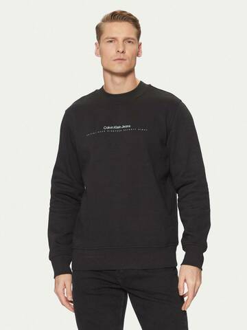 Calvin Klein pánská černá mikina Minimal