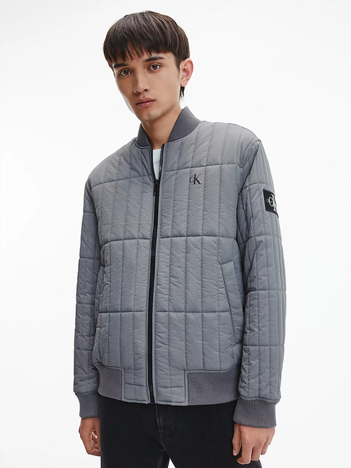 Calvin Klein pánská šedá bunda