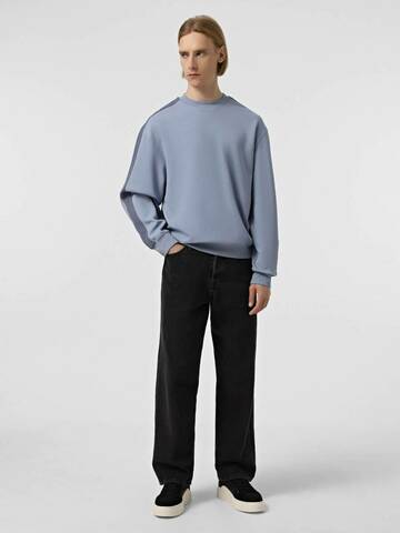 Calvin Klein pánská šedo-modrá mikina 