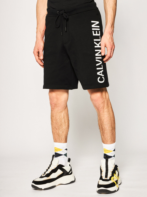 Calvin Klein pánské černé teplákové šortky