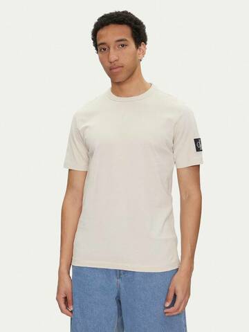 Calvin Klein pánské béžové tričko