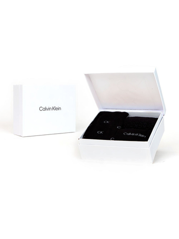 Calvin Klein pánské černé ponožky 3 pack