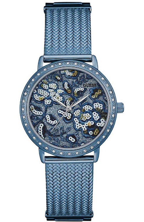 Guess dámské modré hodinky KAZOVÉ ZBOŽÍ