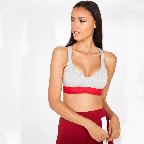 Calvin Klein dámská šedá podprsenka