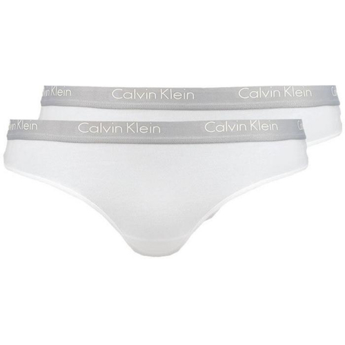 Calvin Klein dámské bílé tanga 2pack
