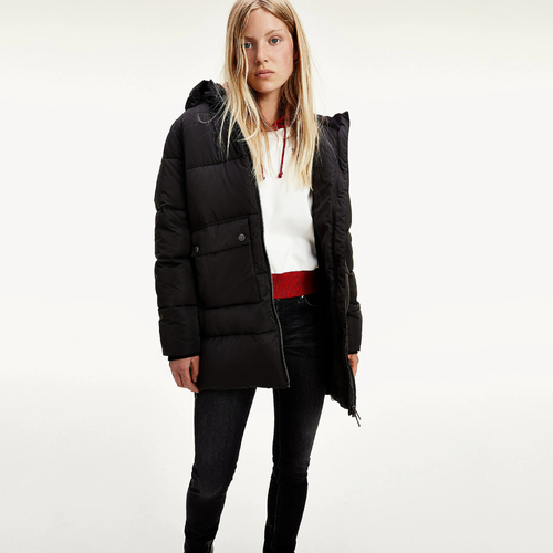 Tommy Jeans dámská černá bunda