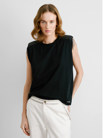 Pepe Jeans dámský černý top