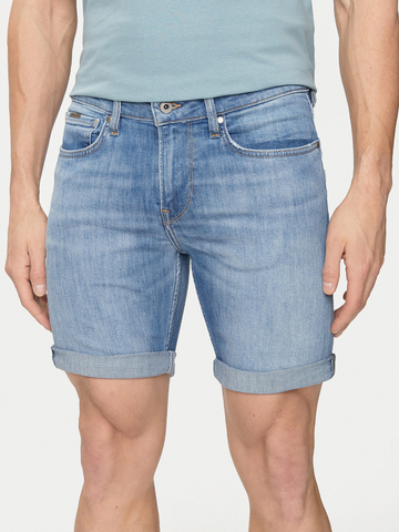 Pepe Jeans pánské modré džínové šortky