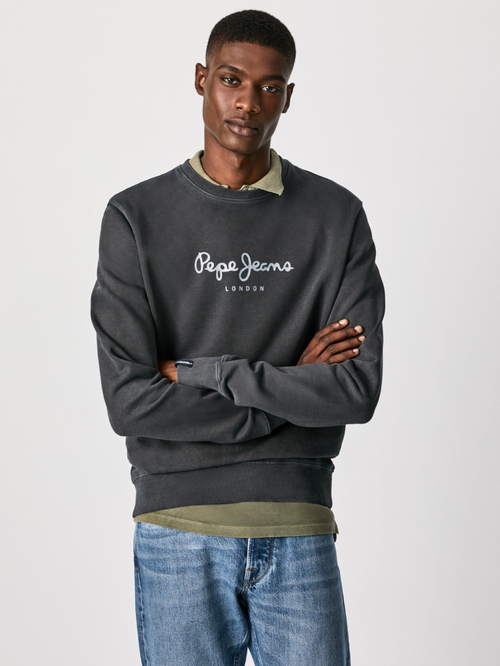 Pepe Jeans pánská tmavě šedá mikina