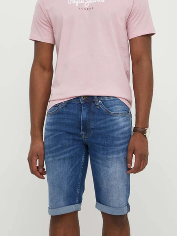 Pepe Jeans pánské modré džínové šortky