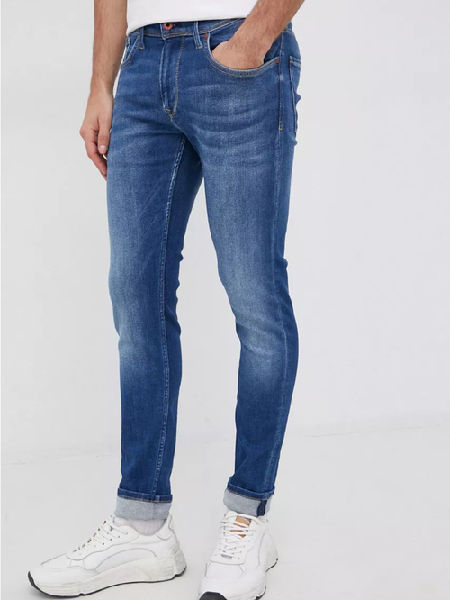 Pepe Jeans pánské modré džíny Finsbury