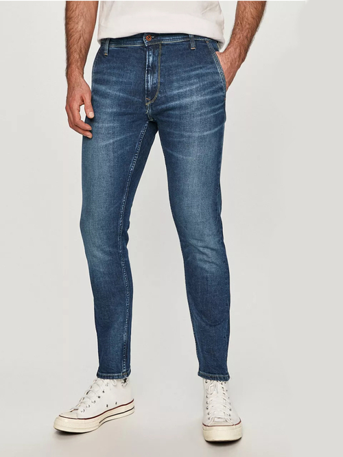 Pepe Jeans pánské tmavě modré džíny Stan