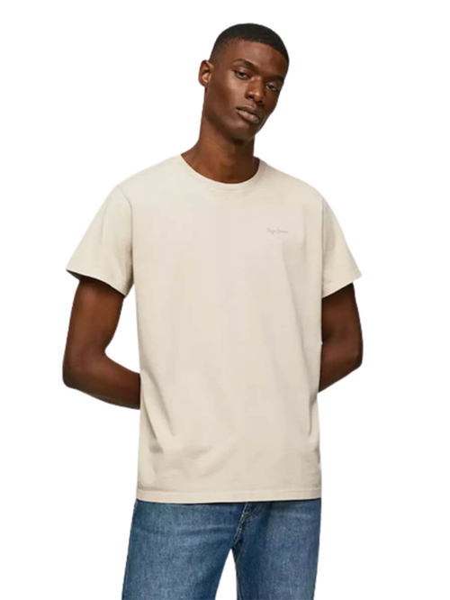 Pepe Jeans pánské béžové tričko