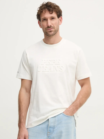 Pepe Jeans pánské bílé tričko Darius