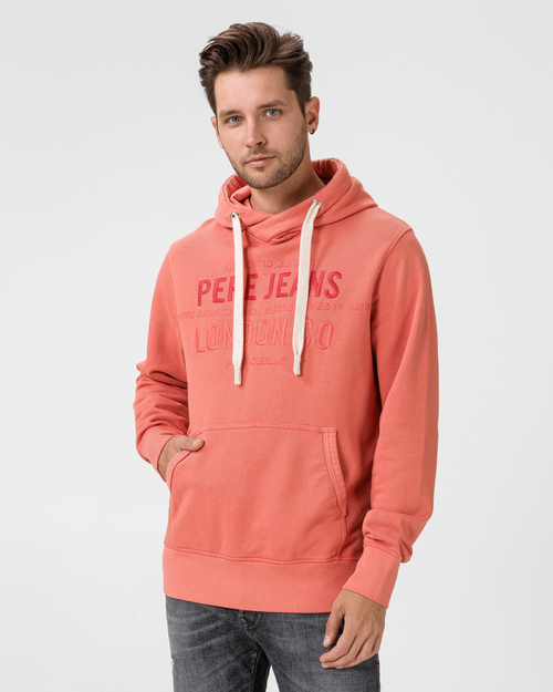 Pepe Jeans pánská červená mikina Neville