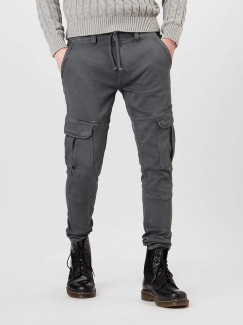 Pepe Jeans pánské šedé kalhoty Jones