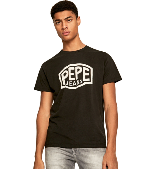 Pepe Jeans pánské černé tričko Earnest