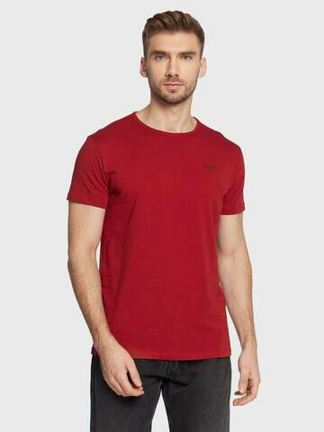 Pepe Jeans pánské červené tričko Basic