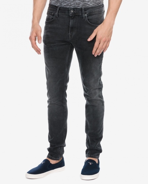 Pepe Jeans pánské šedé džíny