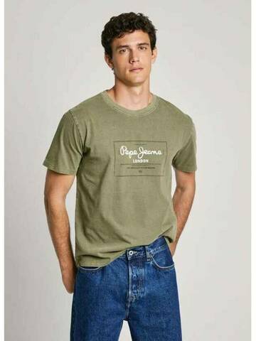 Pepe Jeans pánské zelené tričko Simon