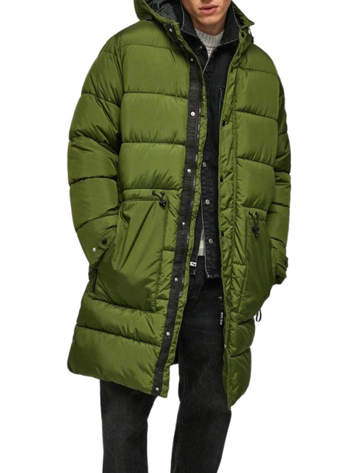 Pepe Jeans pánský zelený kabát JULES