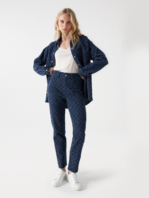Salsa Jeans dámské tmavě modré kalhoty