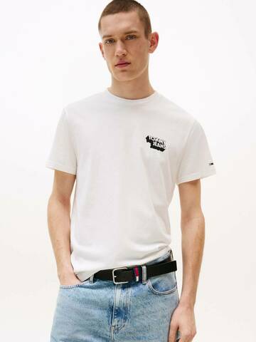 Tommy Jeans pánské bílé tričko