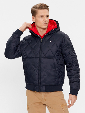 Tommy Hilfiger pánská tmavě modrá bunda