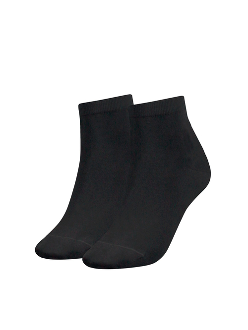 Tommy Hilfiger dámské černé ponožky 2pack