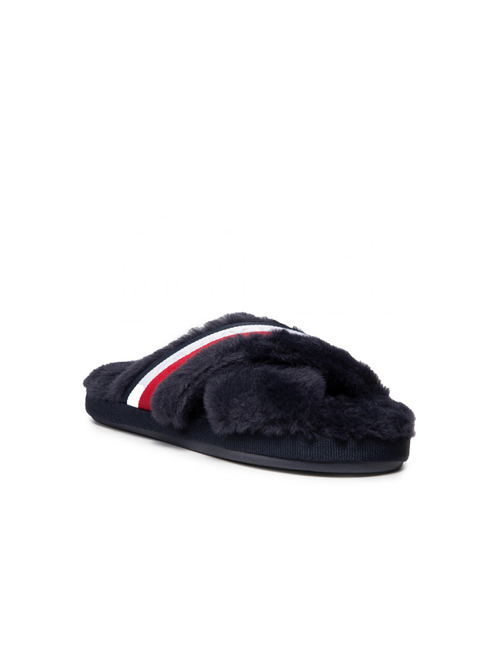 Tommy Hilfiger dámské tmavě modré papuče