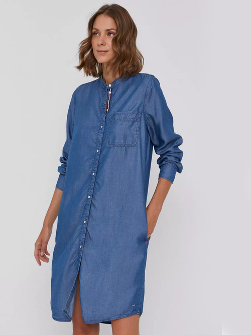 Tommy Hilfiger dámské modré džínové šaty