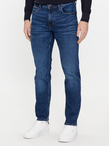 Tommy Hilfiger pánské tmavě modré džíny.