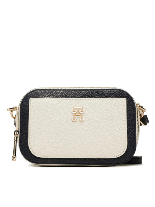Tommy Hilfiger dámská bílá kabelka EMBLEM CAMERA BAG CB