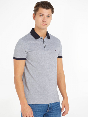 Tommy Hilfiger pánské tmavě modré polo tričko