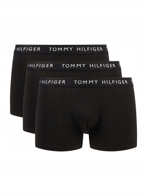 Tommy Hilfiger pánské černé boxerky 3 pack