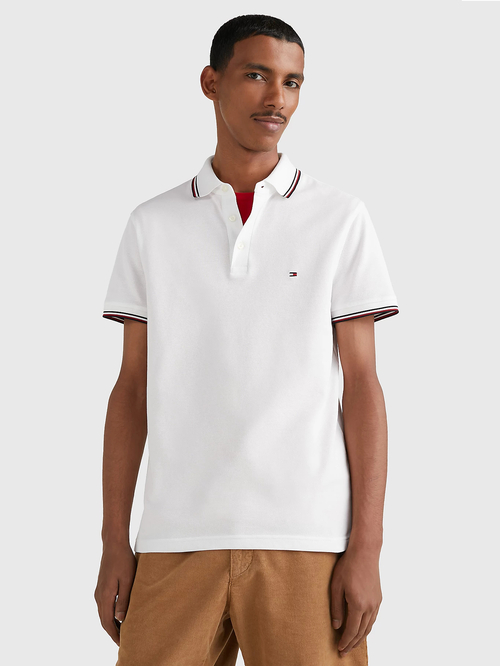 Tommy Hilfiger pánské bílé polo