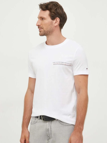 Tommy Hilfiger pánské bílé tričko